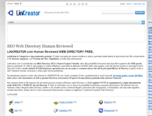 Tablet Screenshot of linkreator.com